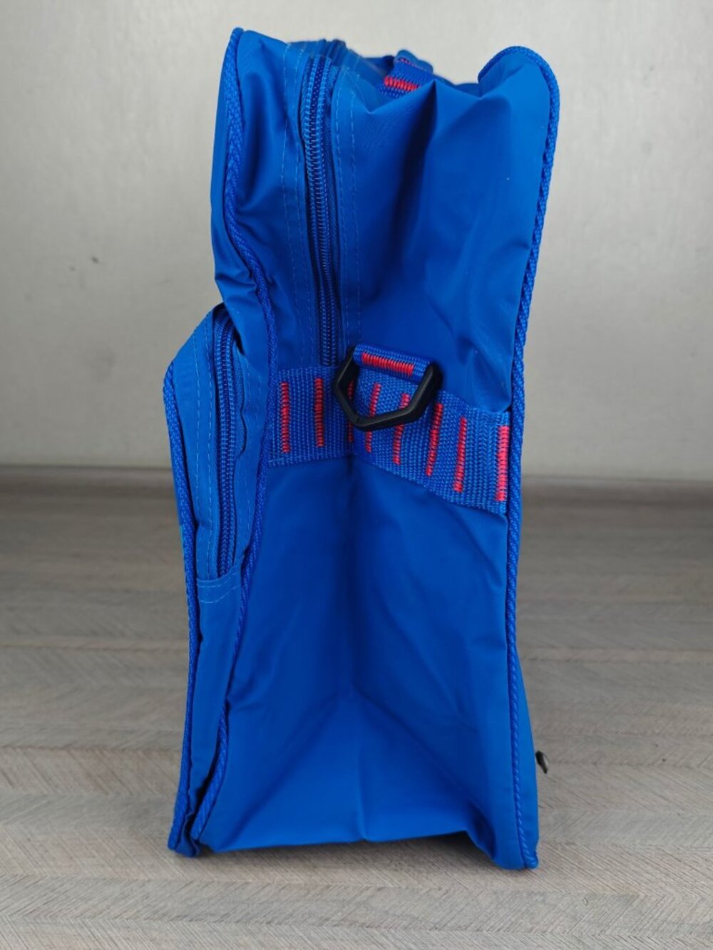 Vintage Trafalgar Shoulder Bag 80's Rainbow Blue Travel School Computer - Picture 3 of 10